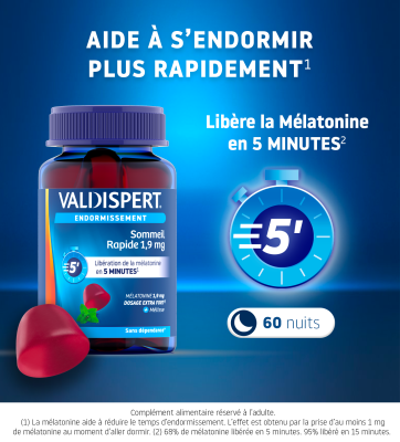 Gommes Sommeil Rapide 1,9 mg 