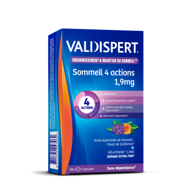 Sommeil 4 Actions 1,9mg