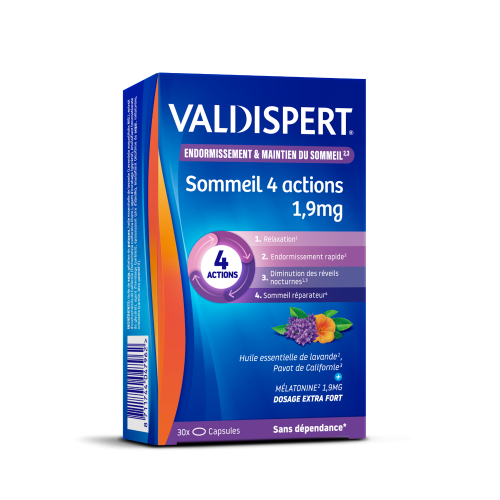 Sommeil 4 Actions 1,9mg